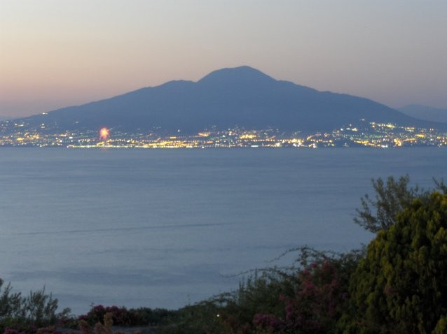 View at night from the Aminta