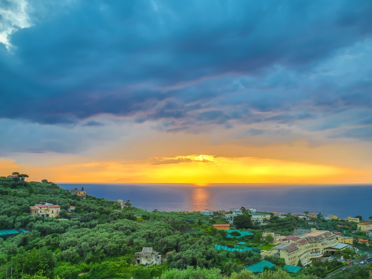 Sunset from the Aminta